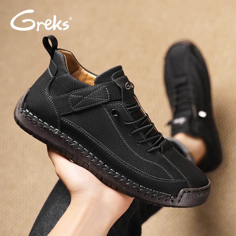 Men's Casual Ankle Boots Mid Top Walking Driving Shoes Fall Boots Black Boots Fathersdaygift Lightweight Footwear Boy
