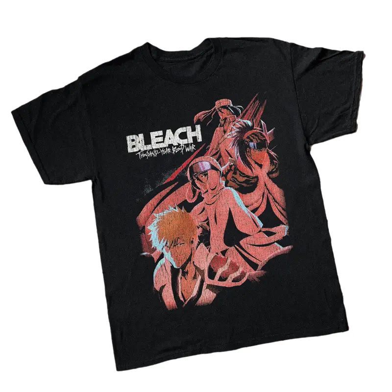 『スペシャル』　00s BLEACH anime Tシャツ Vintage Y2K Bleach Shonen Jump Cast Anime Cartoon Graphic T-shirt