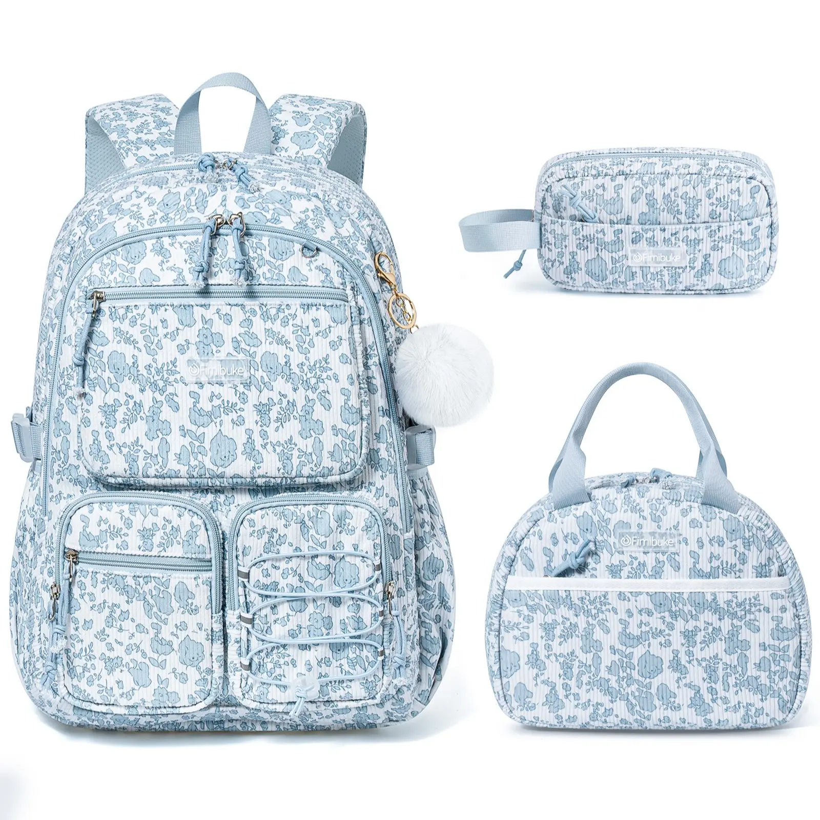 F2 Corduroy Blue flower