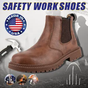Electrician Splash-proof Smash-proof Puncture-proof Breathable Safety Shoes EH Protection Voltage Rated Tools
