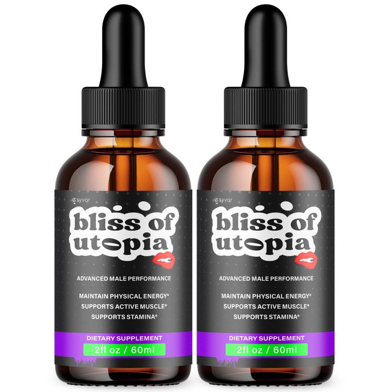 (2 Pack) Bliss of Utopia Support Drops Advanced Vitamin Supplemen 120 Serve Healthcare Fitness Supplement