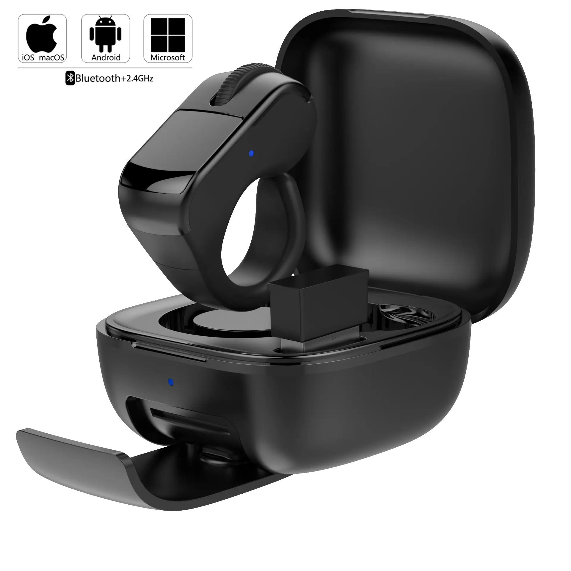 Black  （with a USB receiver）