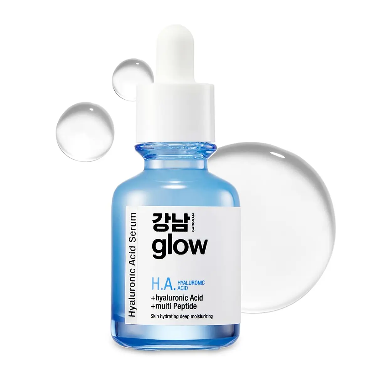 GANGNAM GLOW - Hyaluronic Acid Serum 30ml | PURE HYALURONIC ACID & VEGAN COLLAGEN