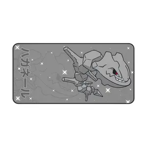 Steelix Desk Mat, Anime Mouse Pad, Computer Accessories, Perfect Gift for Fans, Office Decor, Gaming Decor, Top Deskmat