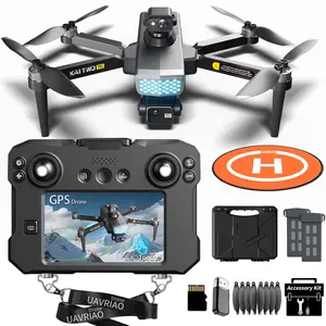Drone with 3-Axis Gimbal & 4K Camera | 5G FPV | GPS+Optical Flow | 360° Laser Avoidance | 7-Level Wind Resistance | Brushless Motor | Foldable Pro Quadcopter hd little  big  toys  airplane rc glider