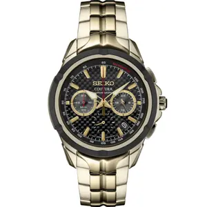 SSB440 Seiko Coutura Quartz Chronograph Black Dial Men's Watch