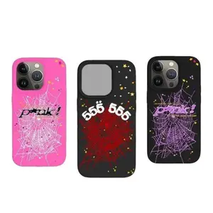 Sp5der 555 555 Punk Cool Tough Phone Case for iPhone 16 Pro Max - Durable, Impact-Resistant, Glossy Finish, UV Protection, No Warranty