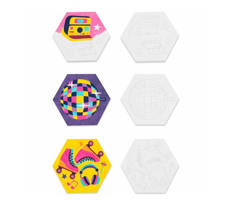 Vivid by Brea Reese Acrylic Retro 70's Paint ByNumber Kit