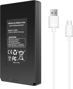 10000mAh Rechargeable Battery Pack, Replacement Lithium Battery Compatible for GardePro Trail Camera E6P, E8P, E8PWF, E6PCF, X60P and X60PMB (NOT FIT for E6 Camera)