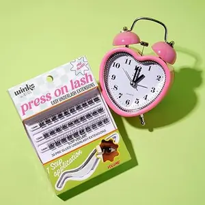 Ardell Winks Press On Pre-Glued Underlash Extensions - Volume - 30 pc + Applicator Eyelashes Makeup