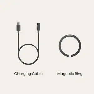 PLAUD Note Voice Recorder Accessory Kit Set, Includes 2FT Magnetic USB Charging Cable, Magnetic Ring, and USB Type-C Adapter, Compatible with PLAUD Note AI Recorder