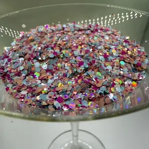 Reese & Riley Custom Mix - Pinky Pie Premium Glitter Chunky Mix for resin arts & crafts