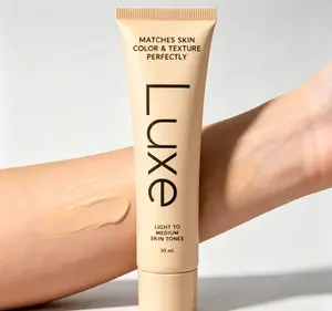 Luxe 1pcsColor Changing Foundation for Women – Instantly Adapts to Your Skin Tone – Buildable Light-to-Medium, Medium Dark-to-Dark, Coverage – 12-Hour Wear – Natural Dewy Finish Flawless