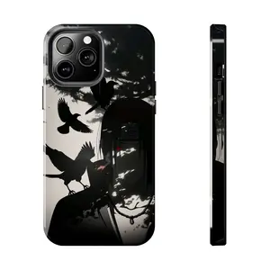 Red Eye Ninja & Black Crows Compatible with iPhone 17 16 15 14 13 12 11 8 SE XR X XS Max Pro Plus