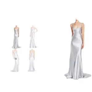 Monique Lhuillier crepe satin dress Fit Feminine Elegant Womenswear Formal