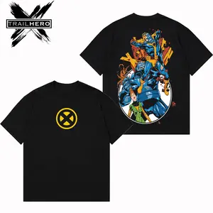 TRAIL HERO - Apocalypse Cyclops Jean Grey X-Men Premium Acid Washed Hoodie T-Shirt, En Sabah Nur Hoodie Shirt, Character Comics Fans Shirt, Superhero Washed Shirt, Comic Book Fans T-Shirt, Superhero Graphic Tee Cotton