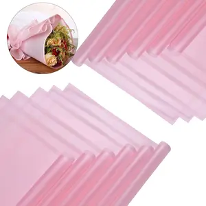 20 count  Flower Wrapping Paper,Flower Bouquet Wrapping Paper-Floral Wrapping Paper   Bouquet Packing Material with Ribbon Florist Bouquet Supplies DIY Craft  Packing