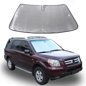 Aluminum Foil Silver Car Front Windshield Sunshade Sun Protection Visor Sunshade For Honda Pilot 2003-2008 Interior Car Accessories