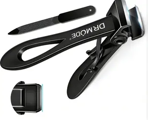 DRMODE Nail Clippers for Men Thick Nails, Professional Heavy Duty Sharp Stainless Steel Toenail Trimmer