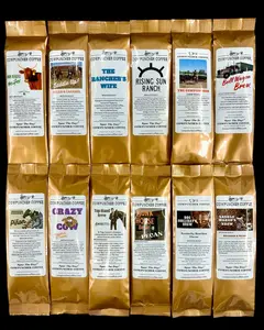 Round Up Coffee Sampler with 12 Sample Packs