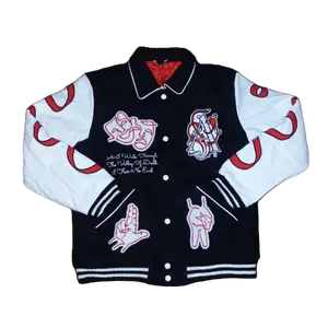 ASAALI Red Varsity Jacket