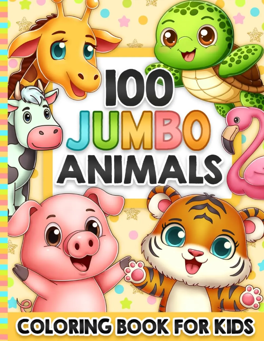 Kids' English Animal-Themed Interactive Drawing Book - Full of Colorful Animals, Activity Papers, Washable Coloring Markers, Toddler Learning Activities, Art for Kids, Ages 1-8 Boys & Girls, Girls And Boys, Encourages Artistic Skills