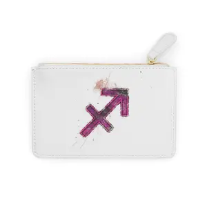 SAGITTARIUS Mini Clutch Wallet - Zodiac Sign Purse - SAGITTARIUS Zodiac clutch, Birthday Purse, Astrology Bag, Constellation Wallet,