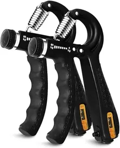 Hand Grip Strengthener Trainer with Adjustable Resistance 10-130lbs (4.5-59kg), Forearm Hand Grip Strength Exerciser for Muscle Building, Injury Recovery, and Therapy Stress Relief