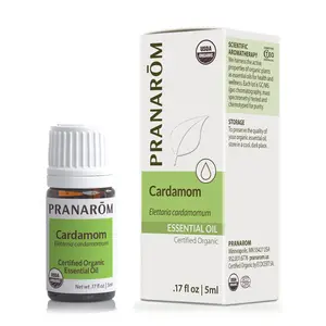 Pranarom Cardamom Essential Oil – Bio | Certified Organic Digestive & Respiratory Support Oil