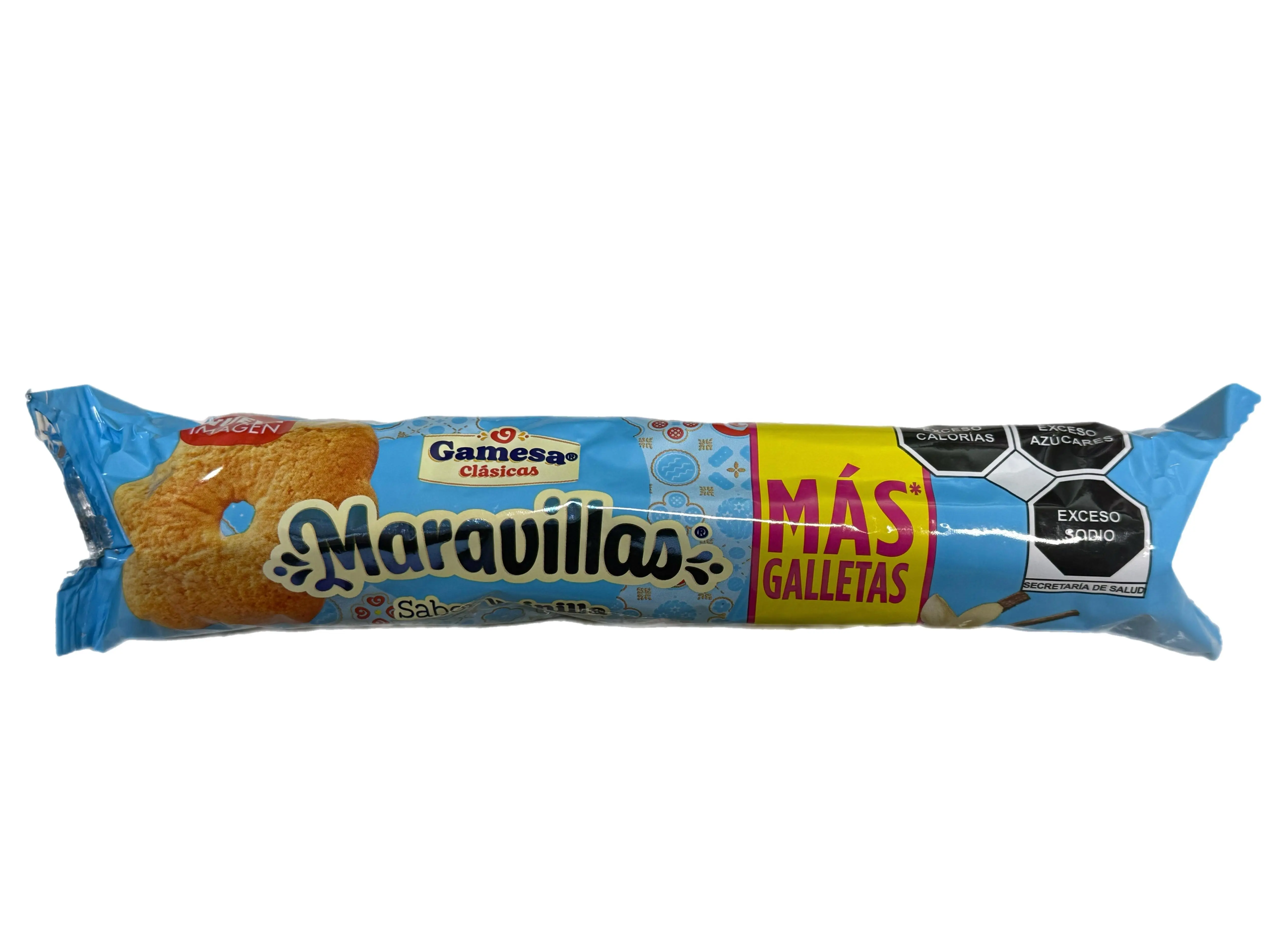 Gamesa Maravillas Sabor Vainilla – Mexican Vanilla Cookies – 125 g (4.41 oz)