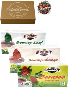 Shavuot Jamaican Cerasee, Soursop and Soursop/Moringa Tea Variety – Curated & Packaged by ODatzGood