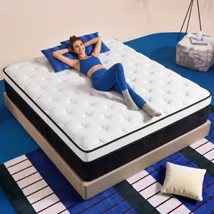 【summergarden】 mattress Comfortable Sleep Solution 12"/14" Hybrid Mattress with Gel Memory Foam & Individually Wrapped Coils for Medium Firmness Cool Sleep Support Fits Twin Full Queen King Sizes
