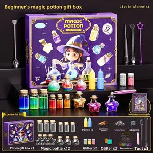 Kids DIY Magic Potion Set, Fantasy Wizardry Toy Kit, Creative Playset for Children, Perfect Gift for Young Wizards, Fun & Educational