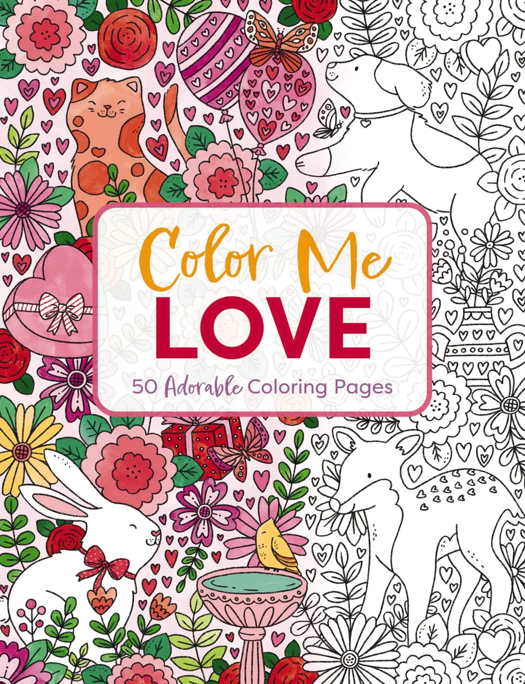 Color Me Love: A Valentine's Day Coloring Book by Editors of Cider Mill Press [Paperback Book]