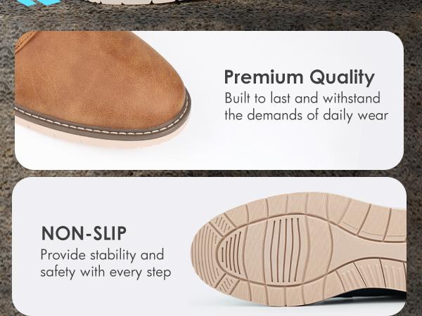 Hawkwell Men's Plus Size Casual Oxfords Shoes Comfortable Business Dress Sneakers