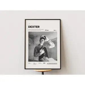 Dexter TV Series Movie Poster | Michael C. Hall as Dexter Poster Print | Special Design Poster | Glossy Paper Movie Poster | Wall Decor Idea