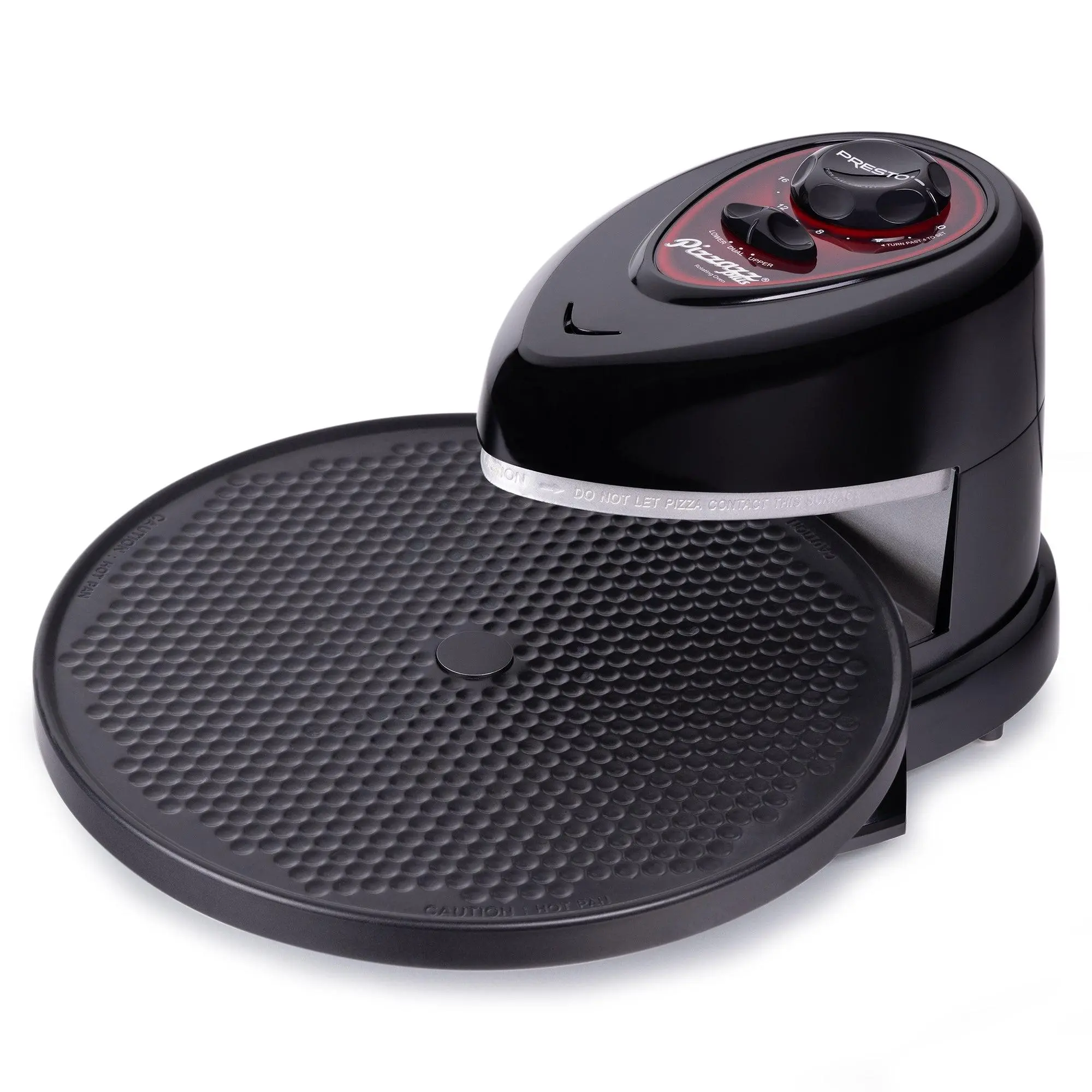 Presto Pizzazz Plus Rotating Pizza Oven, Bake 7-12" Pizzas, Wings, Rolls & More Presto Pizzazz Plus Rotating Pizza Oven, Bake 7-12" Pizzas, Wings, Rolls & More
