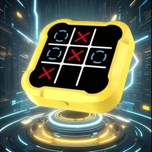 Portable 4 in 1 Tic Tac Toe Game Equipment, Travel Toy, Learning Finger Toy, Suitable for Kid and Teens and Adults, Perfect for Family Gatherings and Friend Meetups