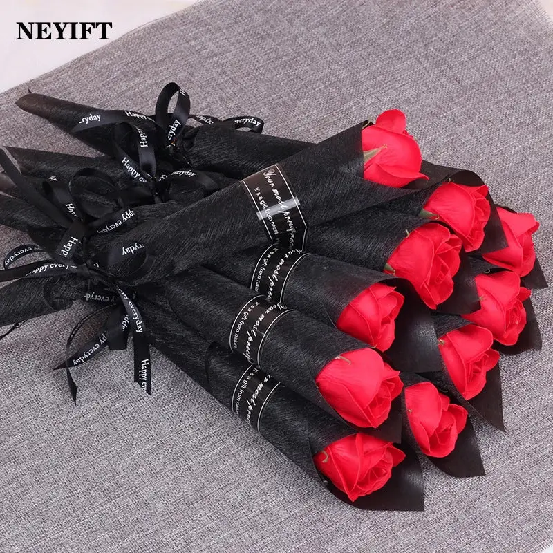 10pcs Artificial Rose