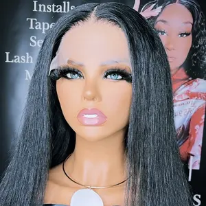 26” 6x6 Silky Straight Lace Closure Handmade Unit