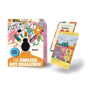 The Endless Art Challenge Card Deck: 90 Creativity Prompt Cards (Overall 25,000 Combinations!) for Never-Ending Art Inspiration (Gift for Creatives) -- Megan Roy, Cards