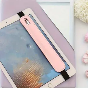 High-Quality Leather Tablet Pen Case with Elastic Strap, Perfect Fit for iPad and Capacitive Pens, Compatible with First and Second Gen Apple Pencil