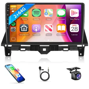4Core 2G+64G 5G WiFi Car Stereo Radio for Honda Accord 2008-2013, Android Wireless Carplay Andorid auto GPS WiFi Mirror Link Touch Screen Bluetooth FM/RDS EQ Backup Camera
