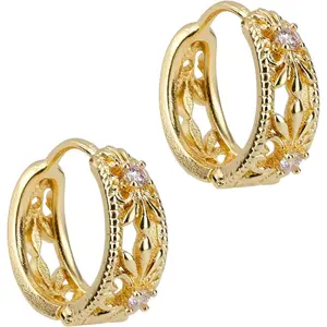 Hoop Earrings for Women,   Huggie Earrings Lightweight Everyday Stylish  for Her