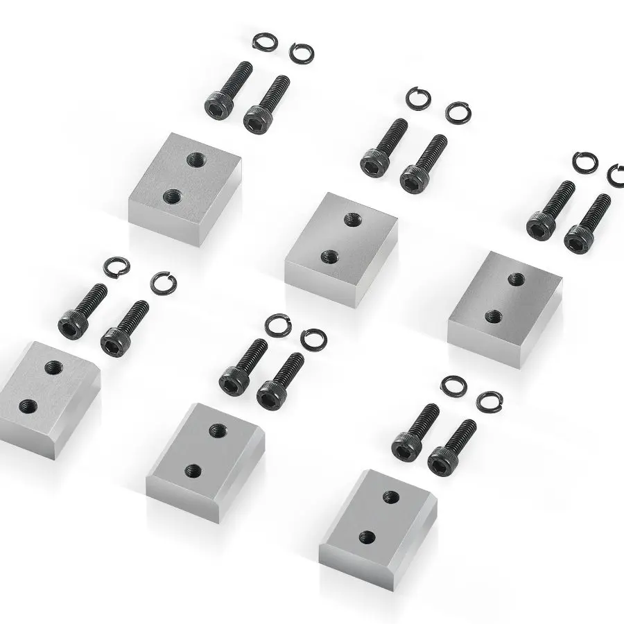 VEVOR Electric Rebar Cutter Blade, 6 PCS 20/22mm Cutting Diameter, HRC58-60 Hard Hydraulic Rebar Blade Replacement Jaw Blades with 12 Hexagon Screw and 12 Spring Washer, for Model RC-20, RC-22