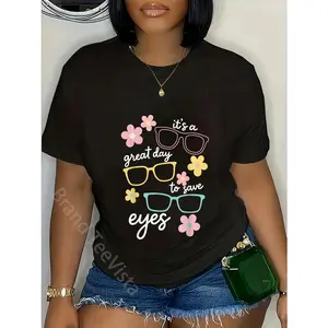 100% Cotton Today is A Great-Day to Save Eyes, Optician Eye Dr Optometry T-Shirt