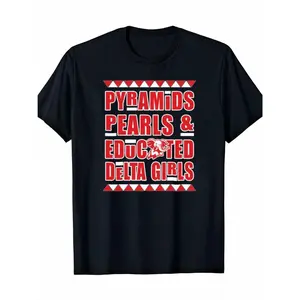 Delta Sigma Theta Sorority Paraphernalia 1913 HBCU Print T-Shirt, 100% Cotton Crew Short Sleeve Black T-Shirt for Men Menswear Tops Sweatshirt, Hoodie, Comfort Colors