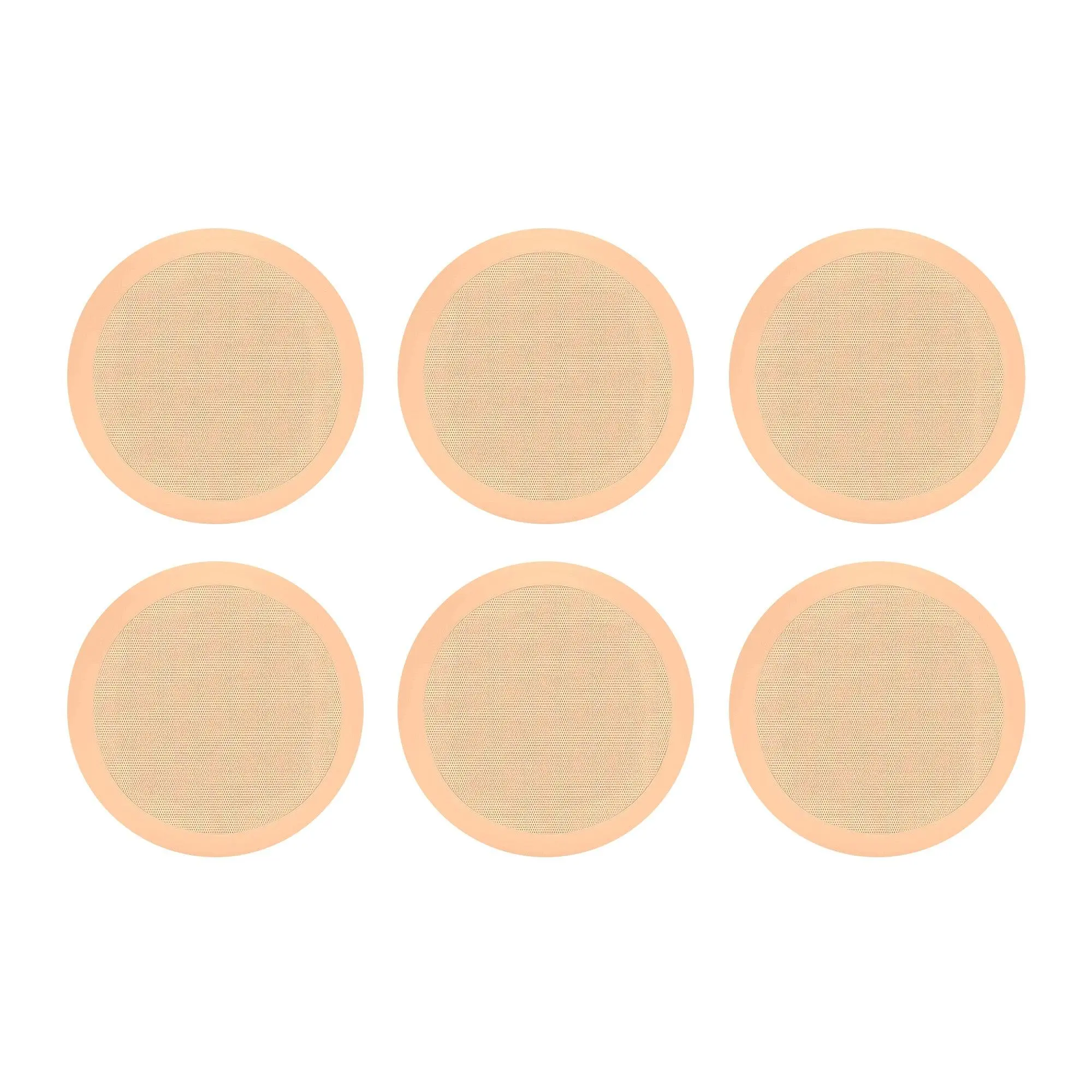 Pyle PDIC Series 150W 5.25" Flush Mount In Wall/In Ceiling Speaker, 3 Pair, Tan