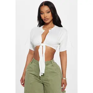 On To You Short Sleeve Top - White