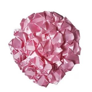 120 ribbon petals to create beautiful eternal roses    for all occasions- Premium Quality Decor Decorative Flower Floral Pink
